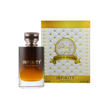 broche-infinity-sultan-al-bakhoor-eau-de-perfume-100ml-with-glass-bottle-and-packaging-on-white-background